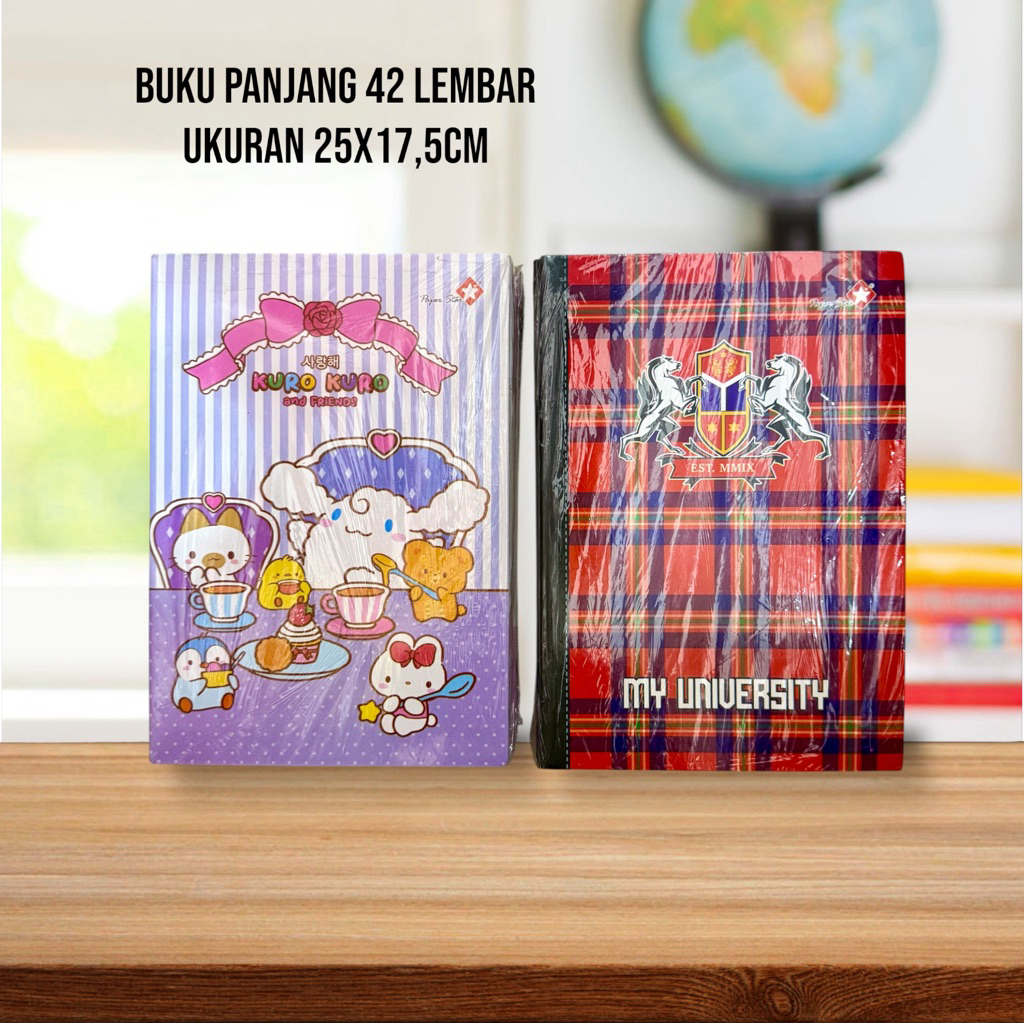 

[PER PAK ISI 10 BUKU] BUKU TULIS PANJANG BOXY 42 LEMBAR PAPER STAR