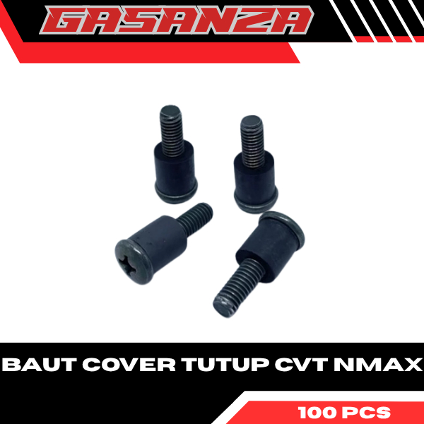 100 Biji Baut Cover Tutup CVT Nmax Aerox Lexi Yamaha Variasi