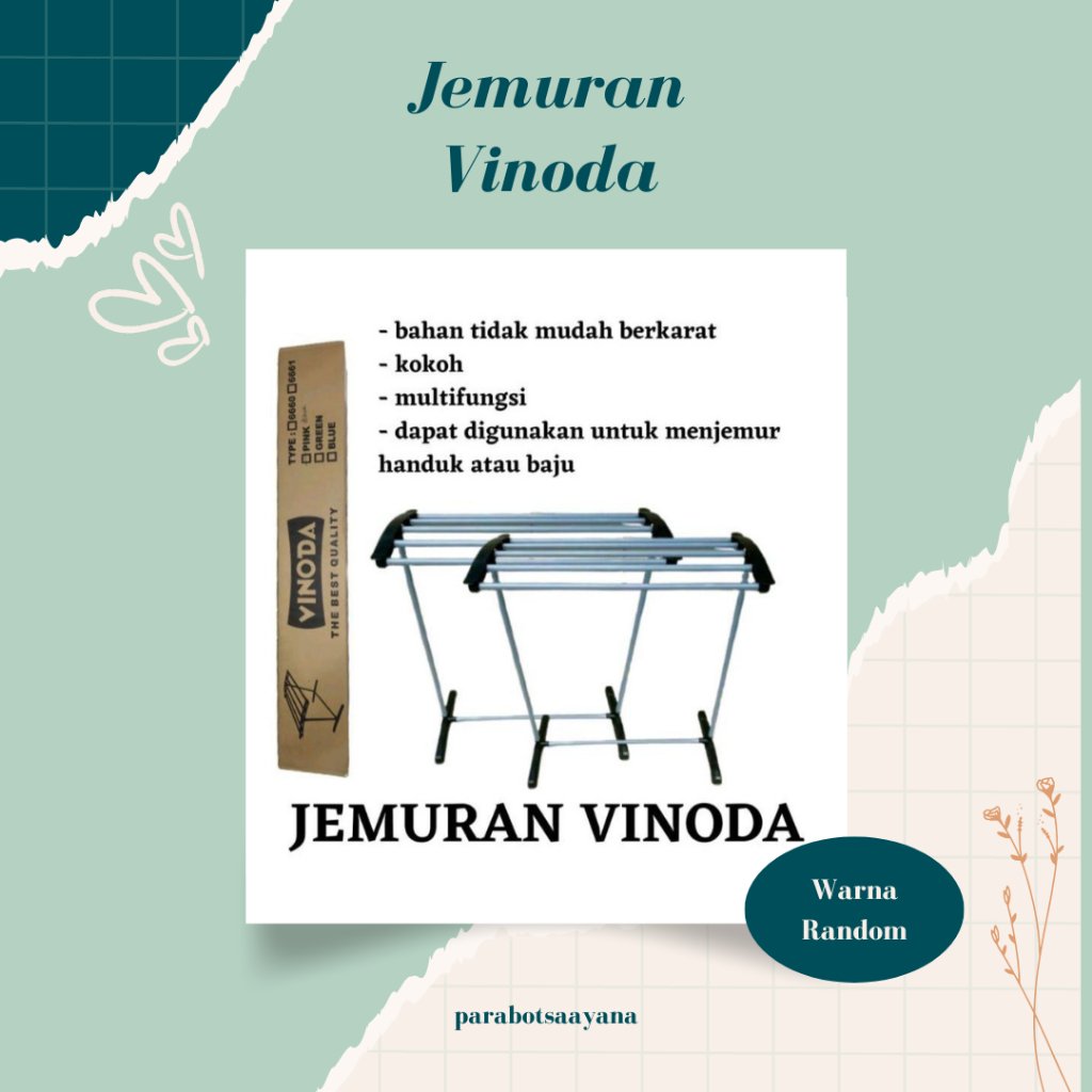 Rak Jemuran Handuk Vinoda Sebaguna Rak Multifungsi Vinoda