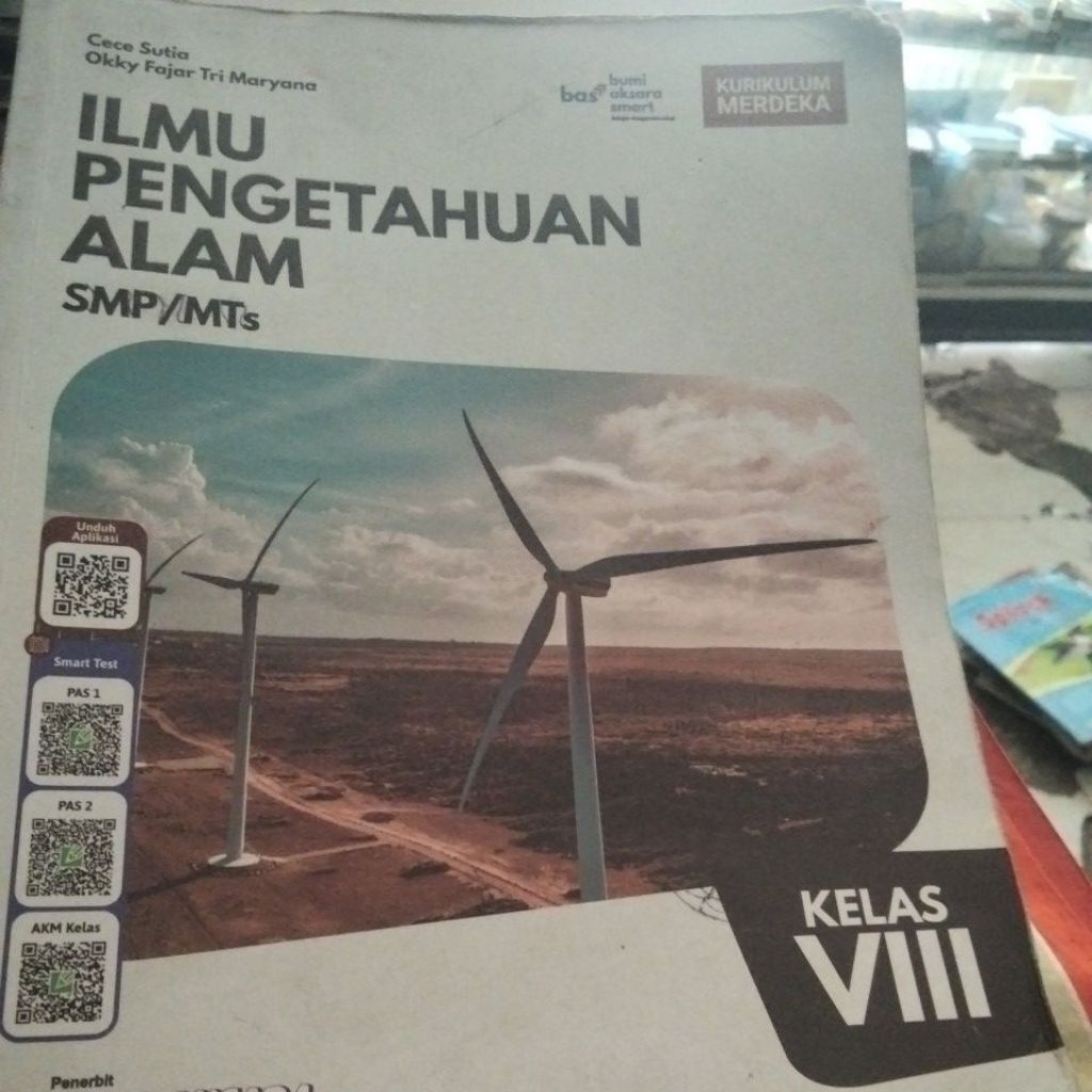 Buku IPA 2 SMP kurikulum merdeka bumi aksara