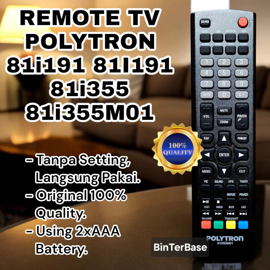 Remote remot TV POLYTRON 81I191 81i191 81i355M01 CINEMAX BAZZOKE Ori 100% Original Quality 32T7511 2