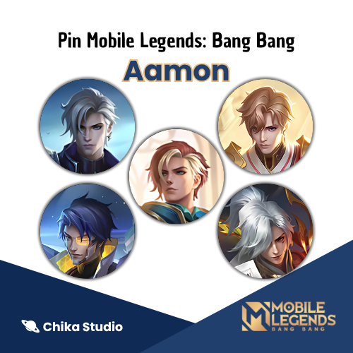 Pin Button Peniti Merchandise Mobile Legends: Bang Bang - Aamon