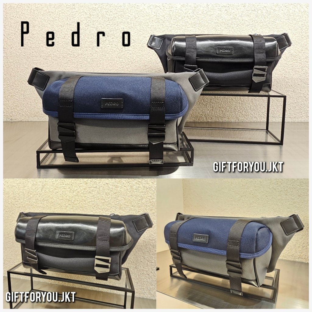Tas Pria Pedro Sling Pouch Hamilton Original Belt Waist Man Bag Selempang Cowok