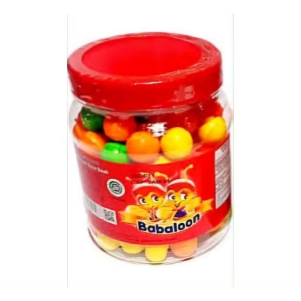 

Permen karet BABALOON isi 125bj/toples
