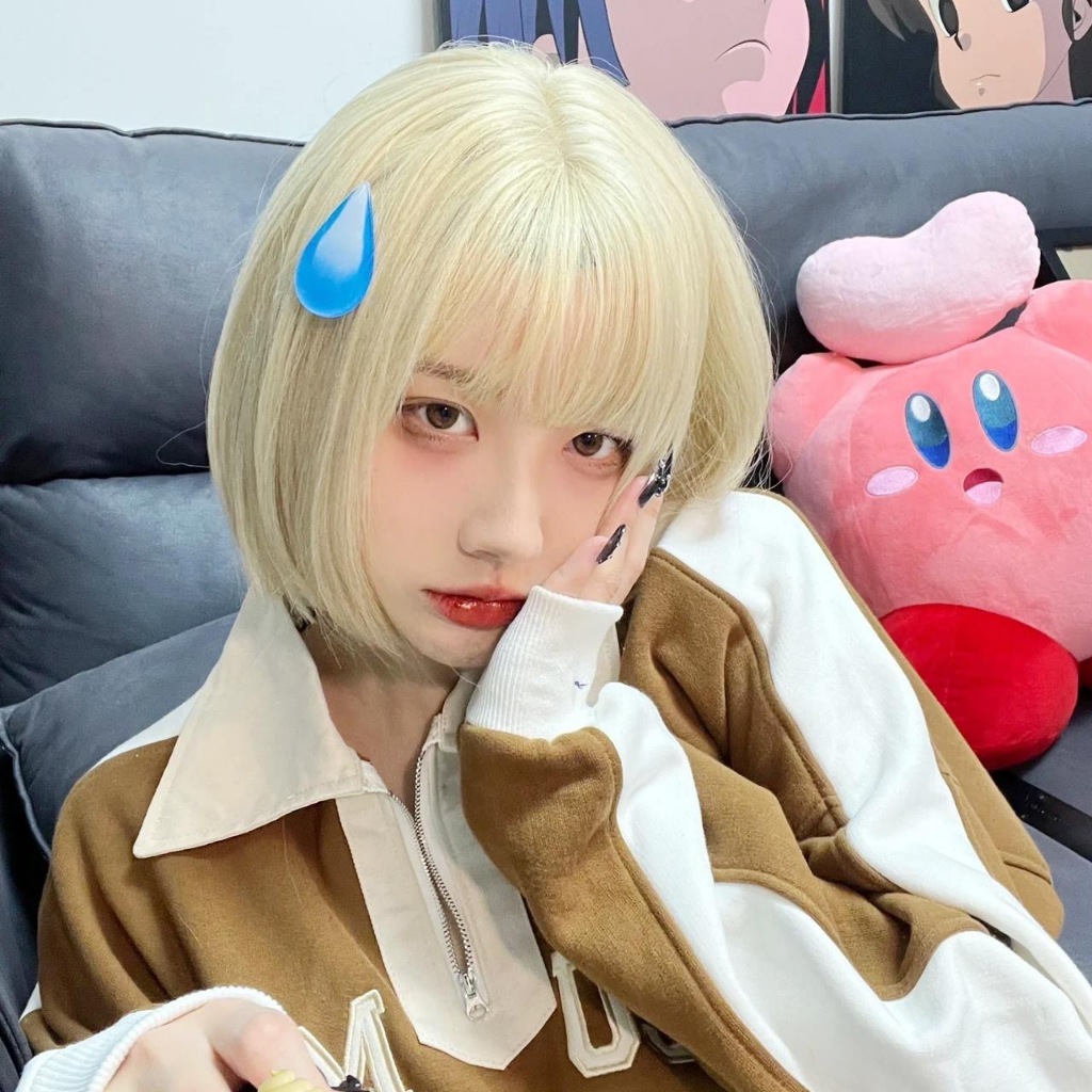 Wig Rambut Pendek Cantik / Rambut Palsu Pendek Gaya Wanita Canti Korea / Rambut Palsu Pendek Wig