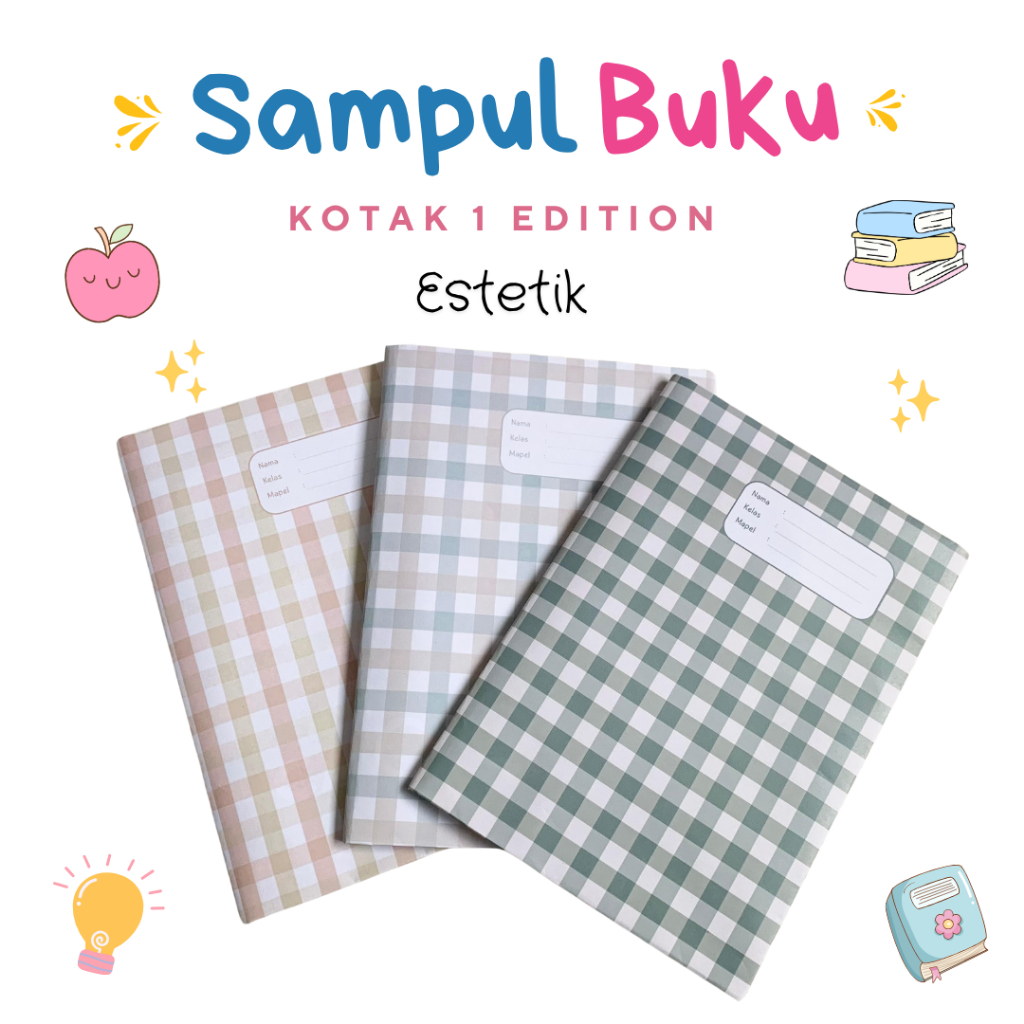 

[Kotak Edition] Kertas Sampul Buku Estetik | Sampul Buku Besar Bigboss Campus Kecil Sidu Kiky | Wrapping Paper Kertas Sampul Book Cover