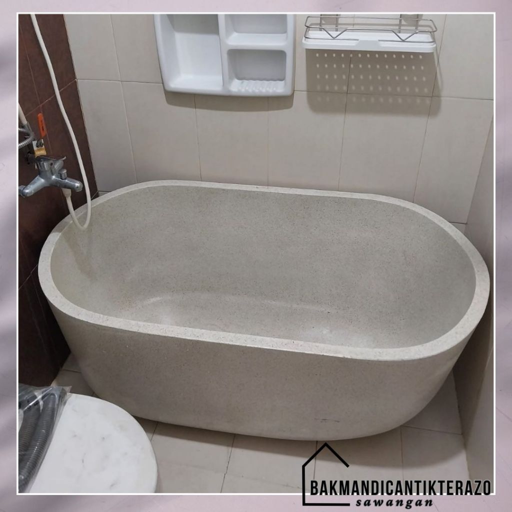 Bathtub Portable/ Bathtub Oval Minimalis