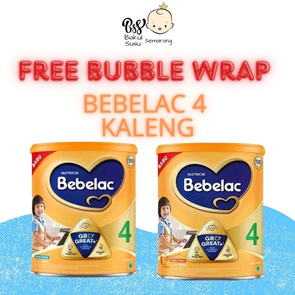 

BEBELAC 4 kaleng Madu vanilla 800gr
