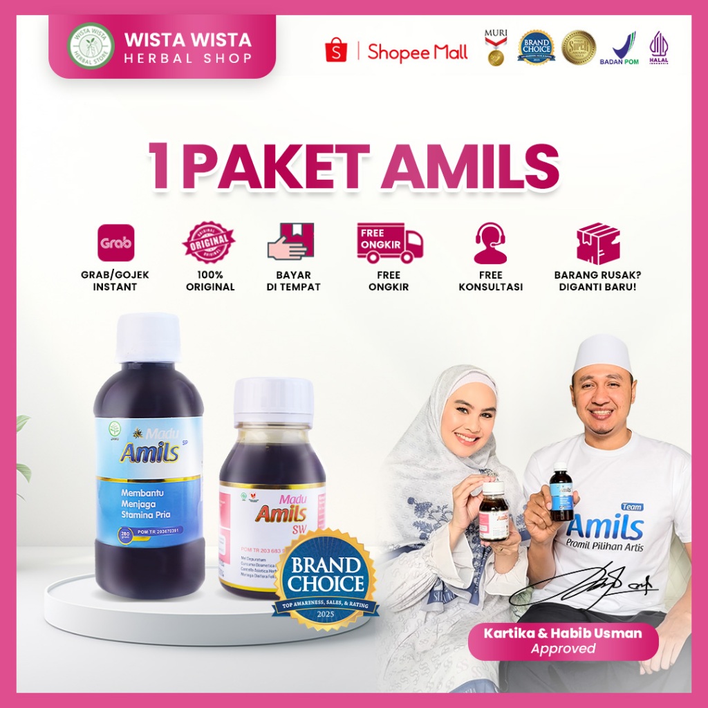 Madu Amils Suplemen Herbal Promil Terlaris Untuk Pasangan Yang Sedang Menjalani Program Hamil