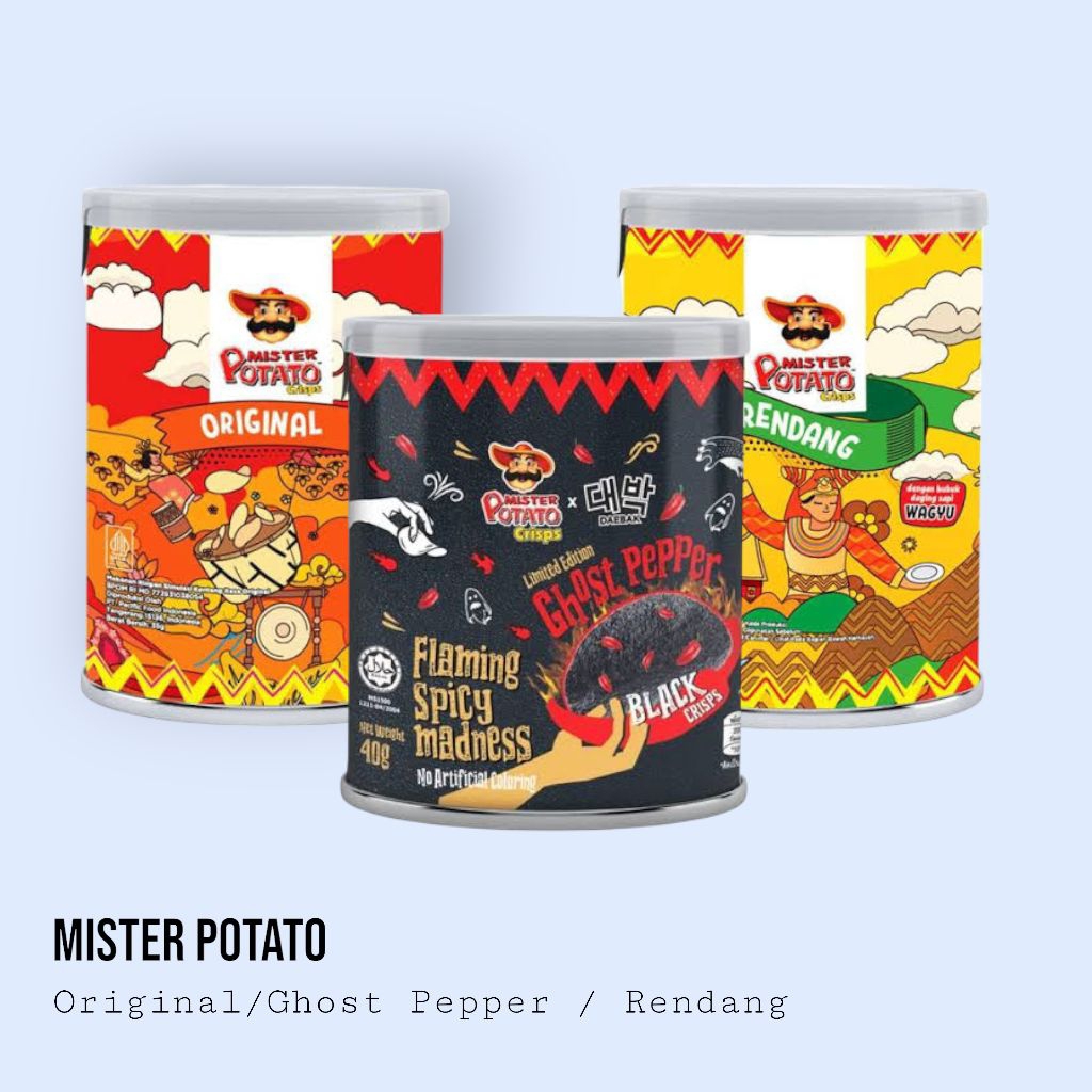 

Mister Potato (asli 35g!!!) / Mr. Potato/Crisps Snack/Keripik Kentang