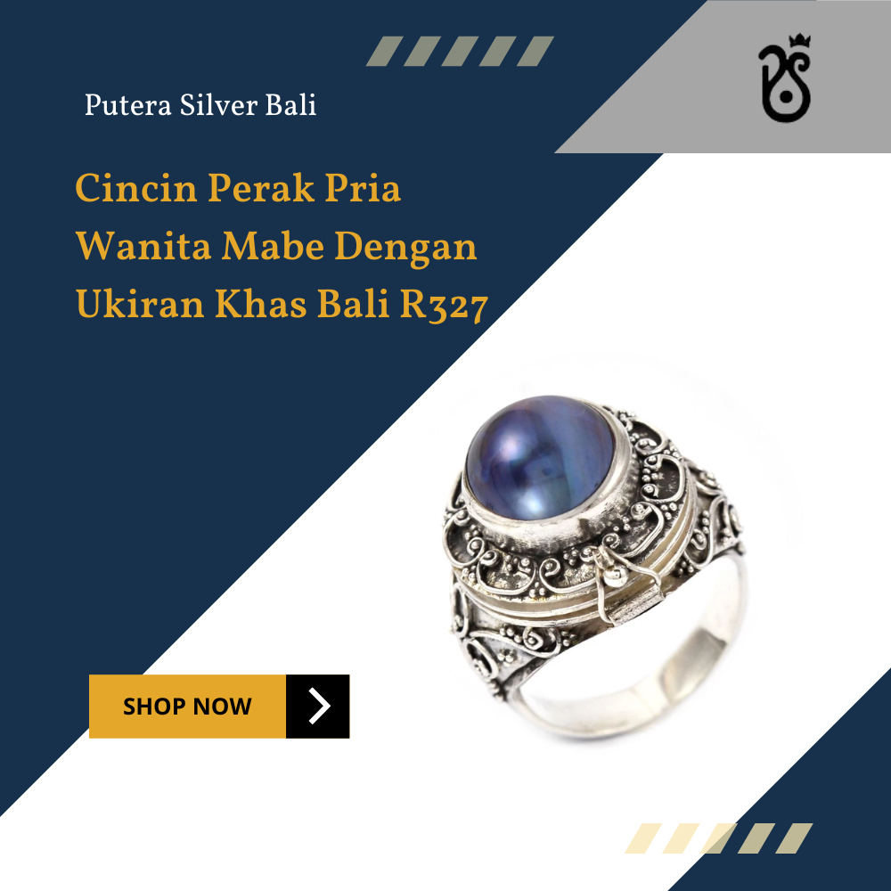 Putera Silver Bali | Cincin Perak Pria Wanita Dengan Ukiran Khas Bali R327