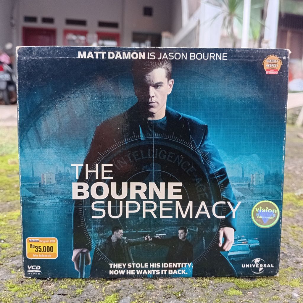 VCD The Bourne Supremacy (2004) Teks Indonesia Original Universal Pictures VideoCD