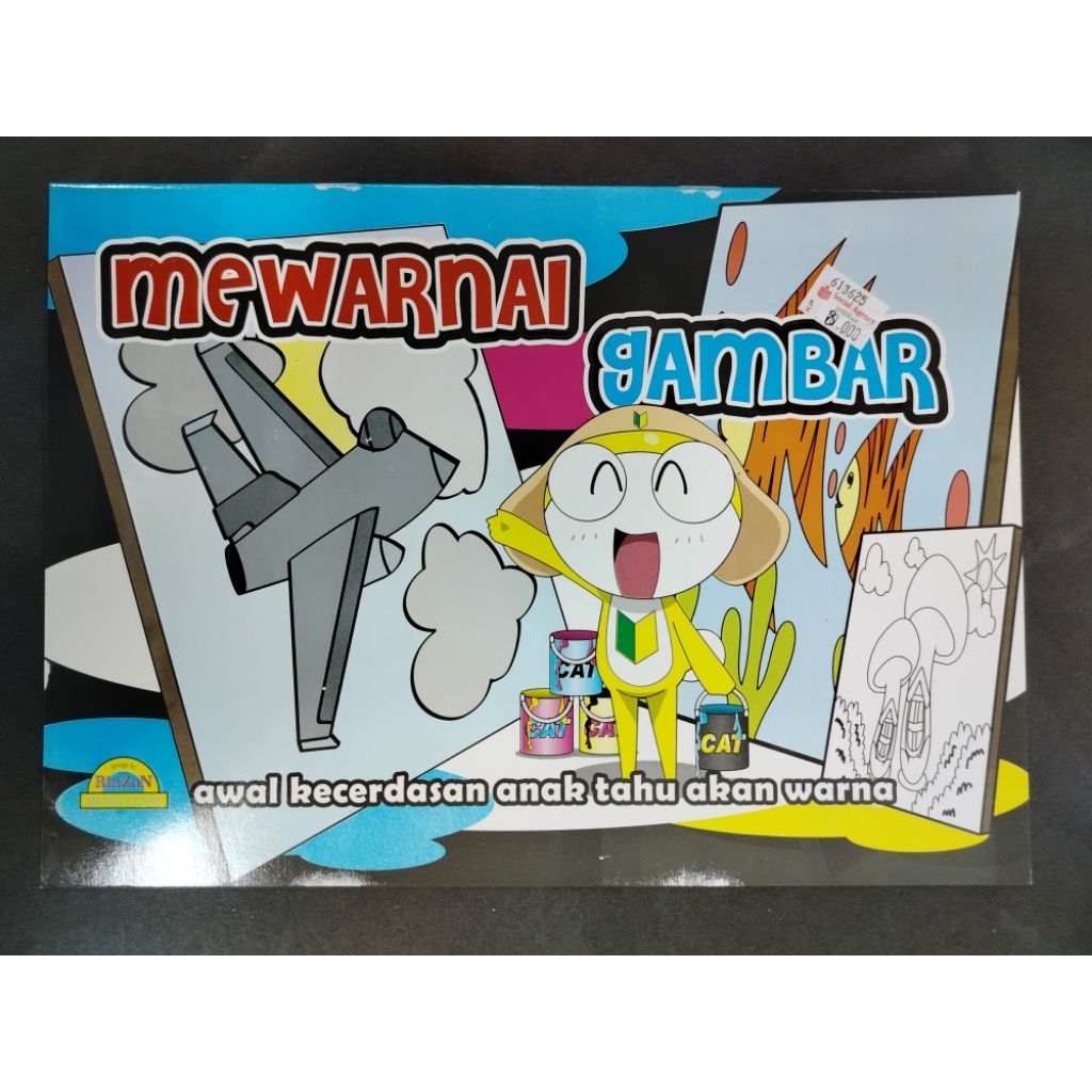 BUKU TK MEWARNAI GAMBAR (BESAR), RINZON