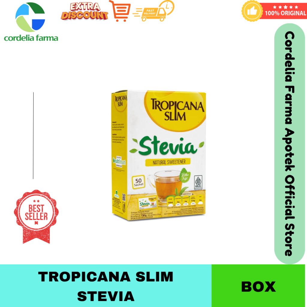 

Tropicana Slim Stevia 50 sachet