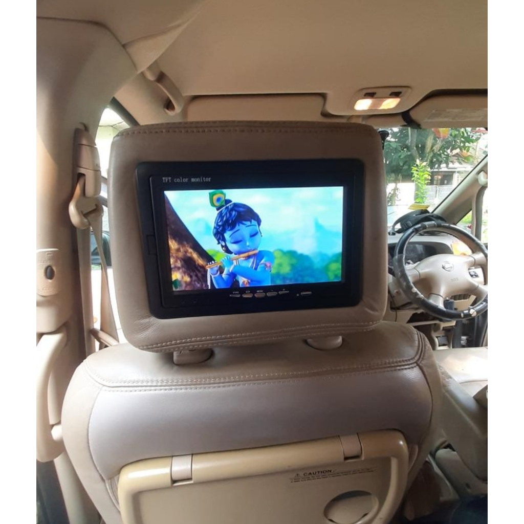 Monitor Headrest Nissan Serena C24 7 inch Seperti Terlihat ukuran original Fit layat TFT