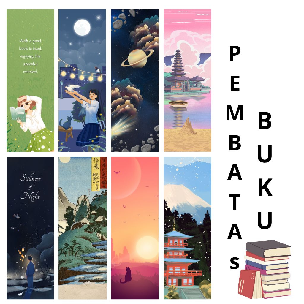 

Pembatas buku - random dapat 10pcs