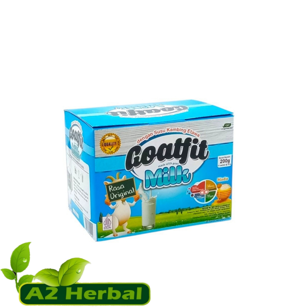 

Susu Kambing Etawa Goatfit Milk Original | Goat Fit Full Cream Per Box 10 Sachet