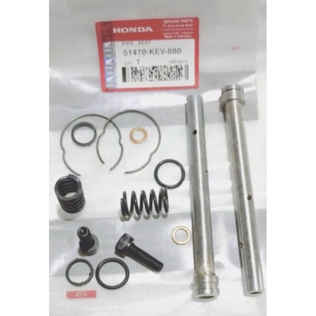 SULING SHOCK DEPAN SET GRAND SUPRA X FITNEW KARISMA X125 BLADE REVO PNP HONDA 51470-KEV-880 READY