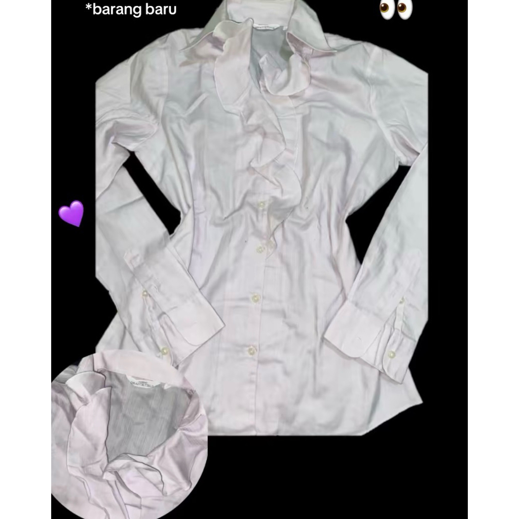 Preloved Kemeja Fit Body Lucu