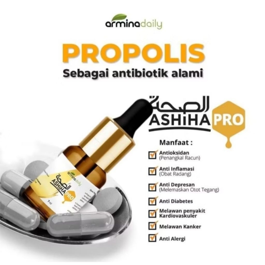 Ashiha Pro Propolis Habbatussauda Armina Daily