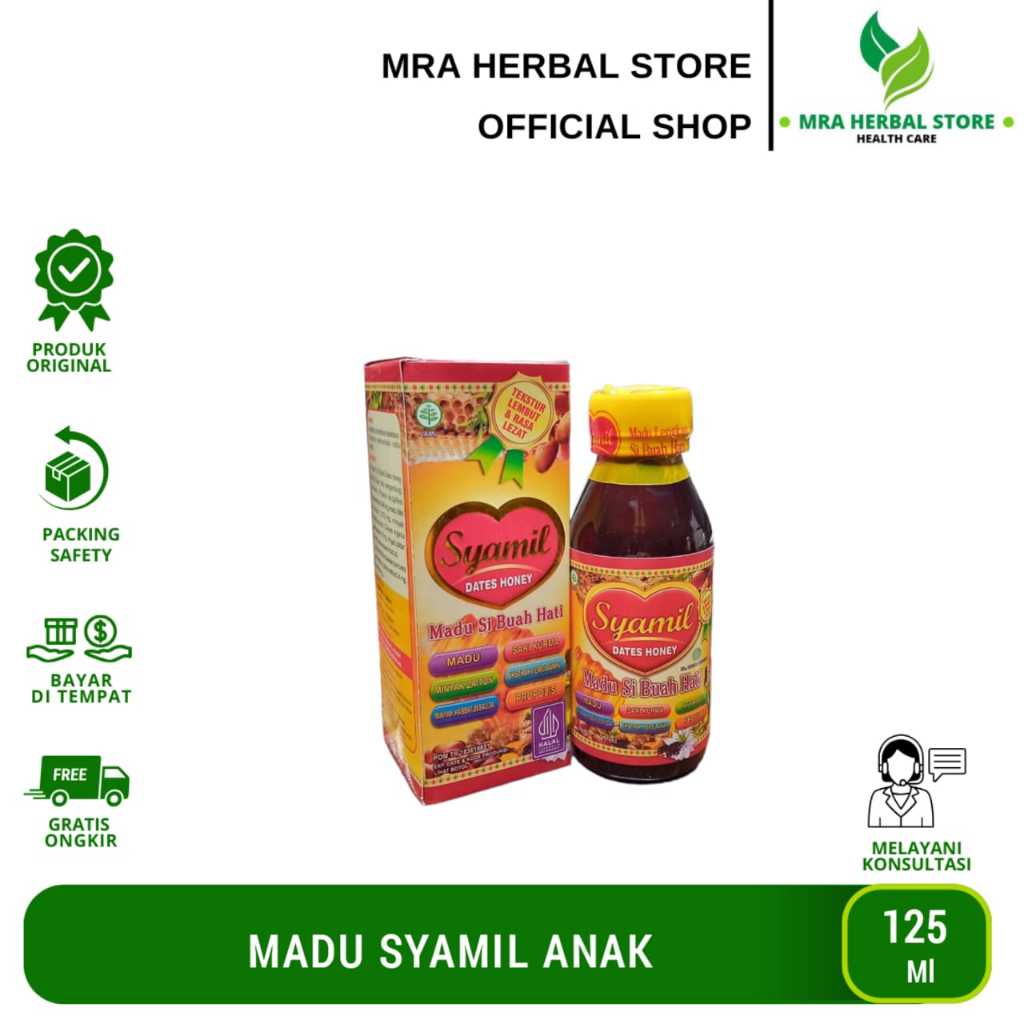 

Madu Syamil Anak 125 Ml | Syamil Dates Honey Madu Si Buah Hati | Syamil Anak Original