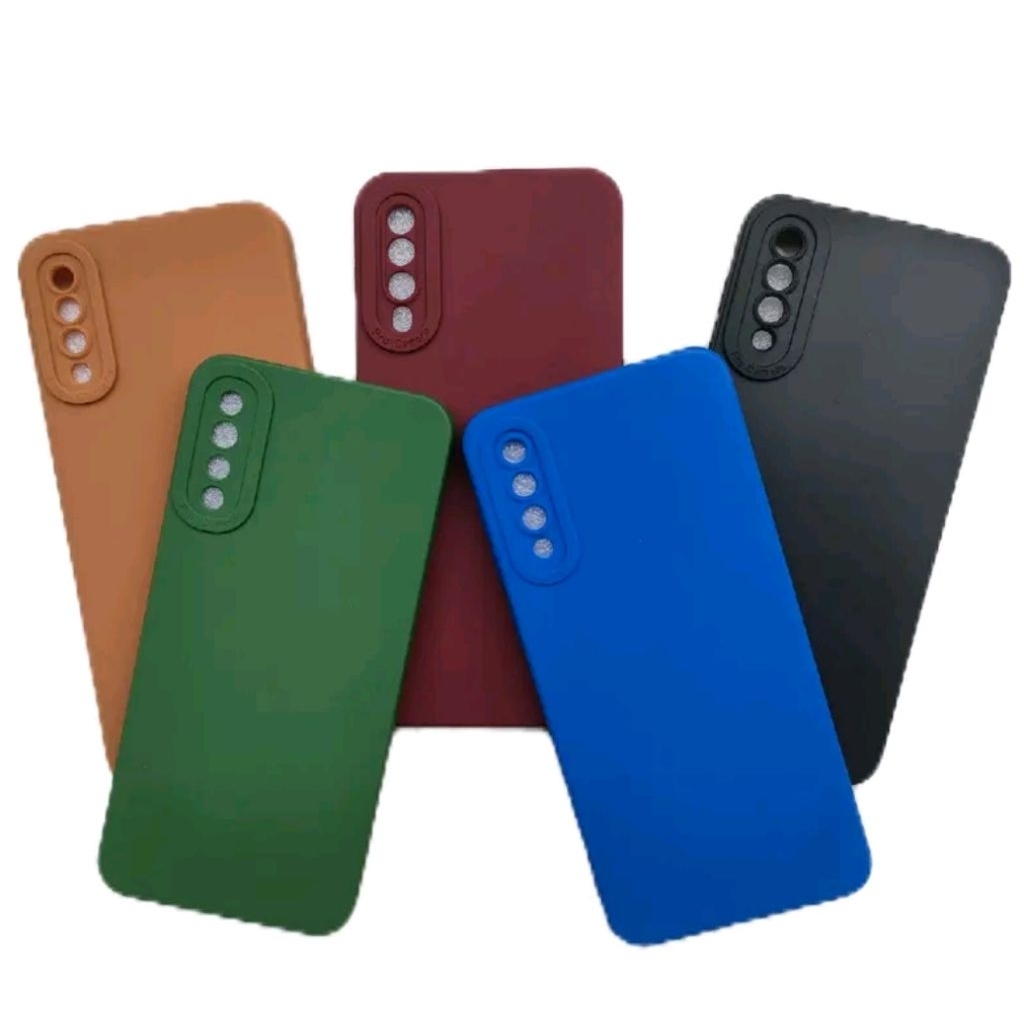 Softcase Casing Samsung A50 A50S A30S Silikon Case Macaron Pro Camera
