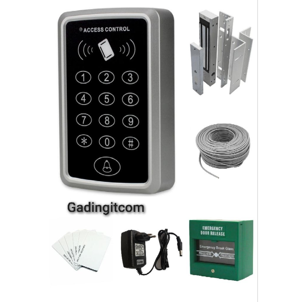 paket akses kontrol Door acces rfid akses pintu kunci digital