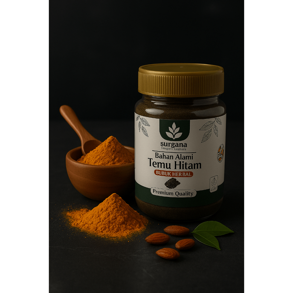 

Temulawak Hitam Bubuk Murni 100% - Rahasia Hidup Sehat Dari Surgana Rempah