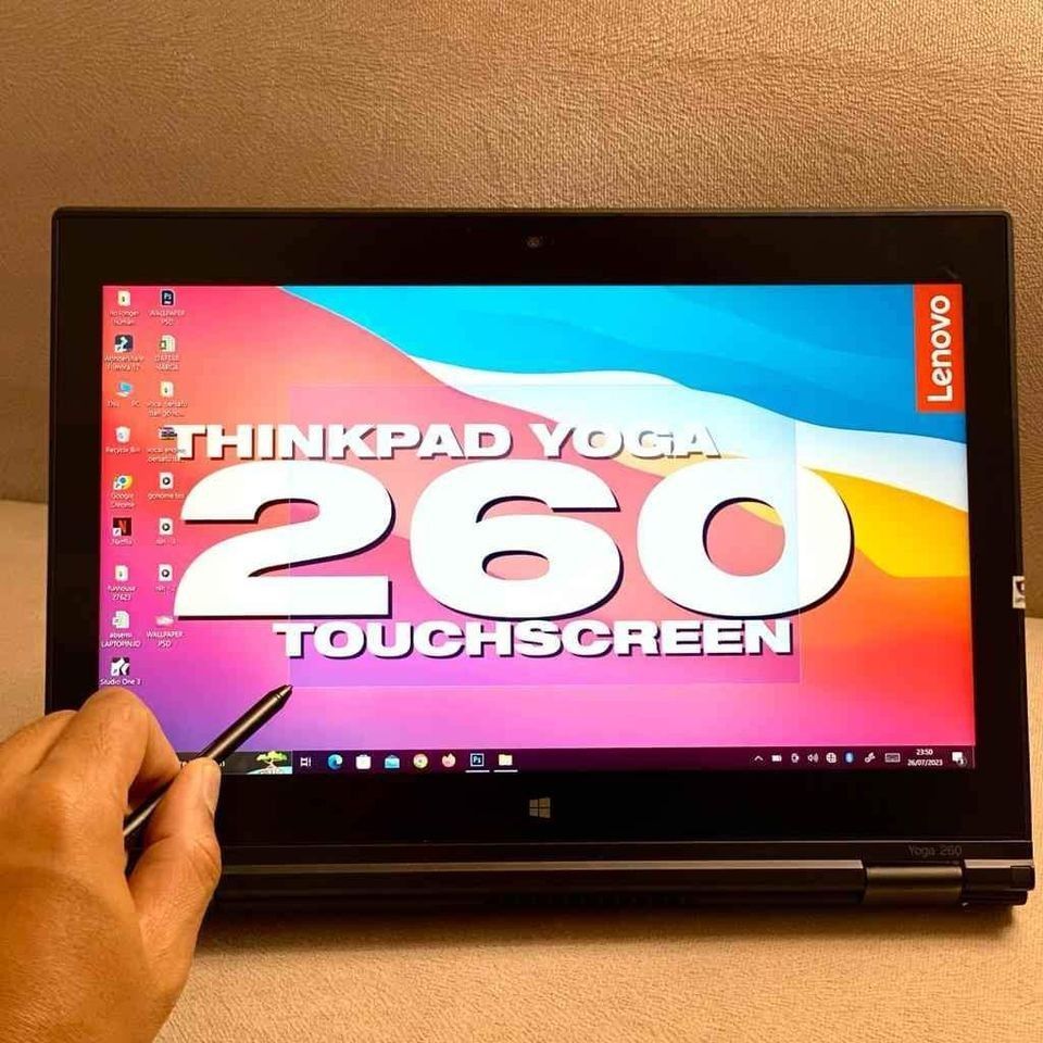 Laptop Lenovo Thinkpad Yoga 260 Corei7-6600U Up to 3.4GHz SSD Touchscreen flip with pen stylus
