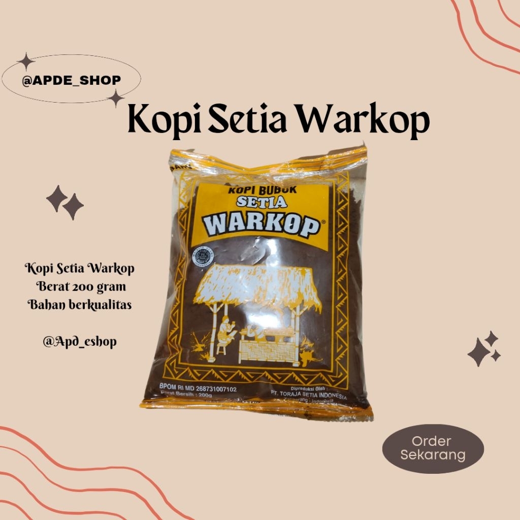 

Kopi Bubuk Setia Warkop