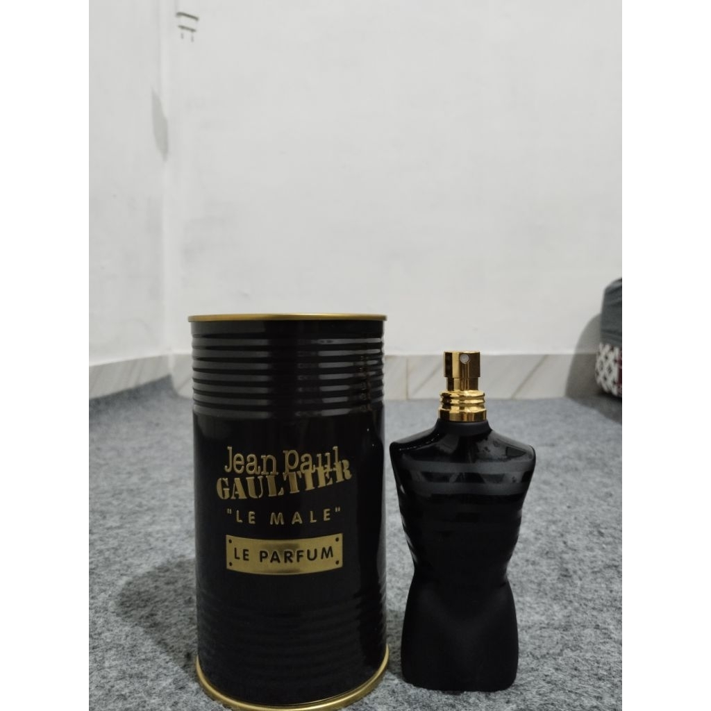 JPG LE MALE LE PARFUM 75ML (BOTOL KOSONG BUAT KOLEKSI)