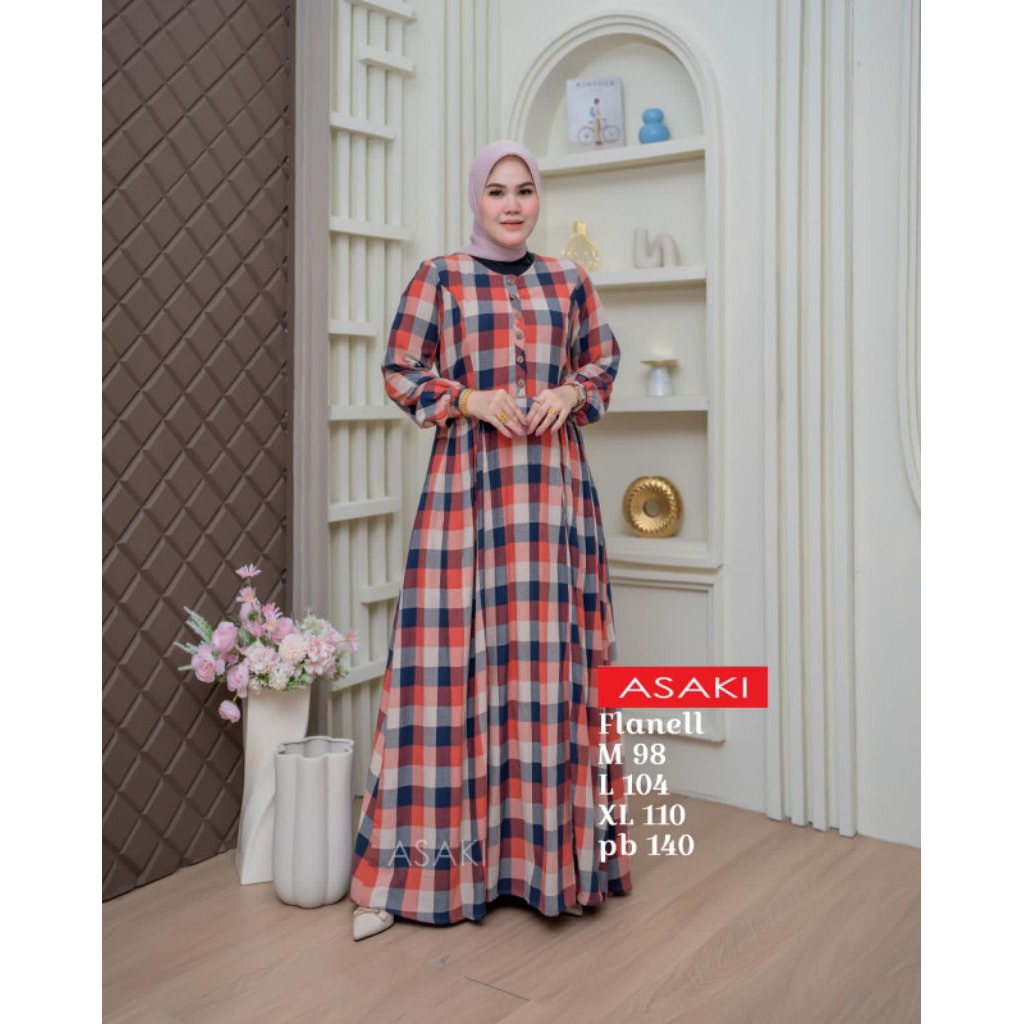 RAZAKY JAYA/GAMIS FLANEL IMPORT TERBARU // GAMIS ASAKI ORIGINAL IMPORT// GAMIS LEBARAN