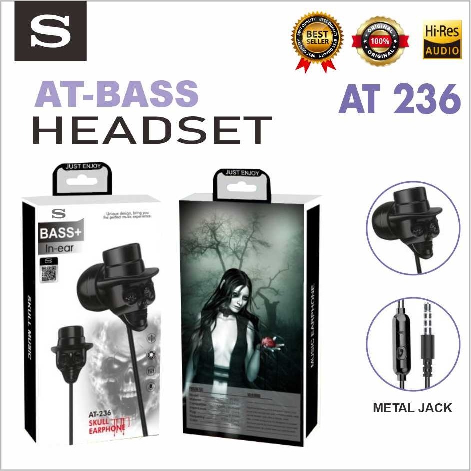 MDR AT-236 / AT236 Handset / Headset H/F / HiFi Handsfree Earphone Series S. MDR AT-236 by PIN JUE S