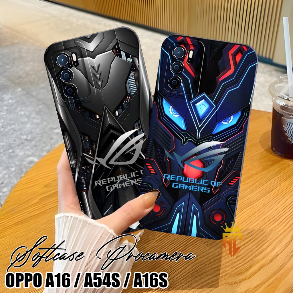 Casing Oppo A16 / Case Oppo A16S / Case Oppo A54S - Case Hp Oppo - Case kekinian - Case Robot Kekini