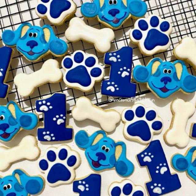 

Blue’s Clues Cookies Character - Sugar Cookies / Decorated Cookies / Kukis Hias