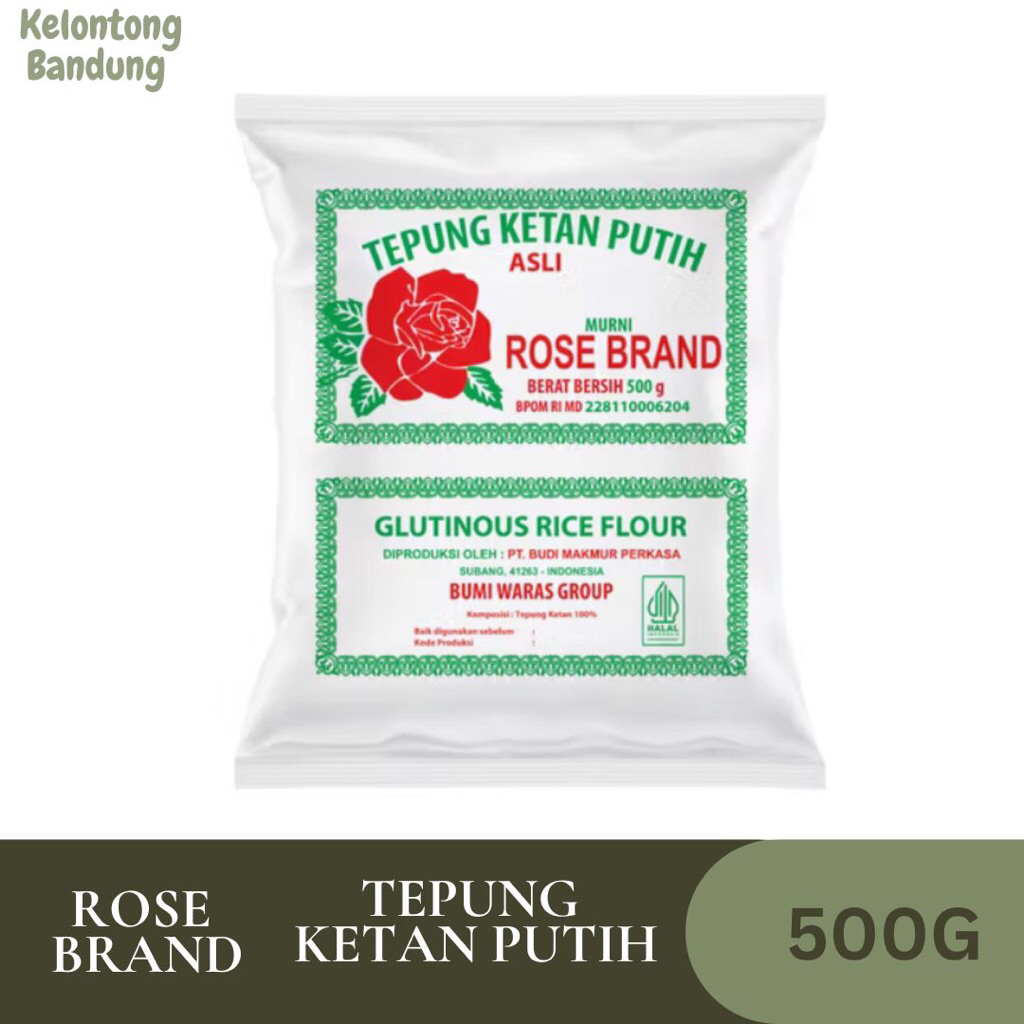 

Tepung Ketan Rose Brand / Tepung Ketan 500g