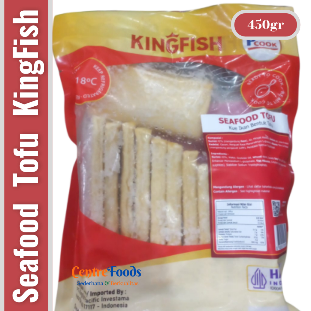 

Kue Ikan Bentuk Tahu - Seafood Tofu KINGFISH PCOOK | 450gr [ Harga Per BKS ]