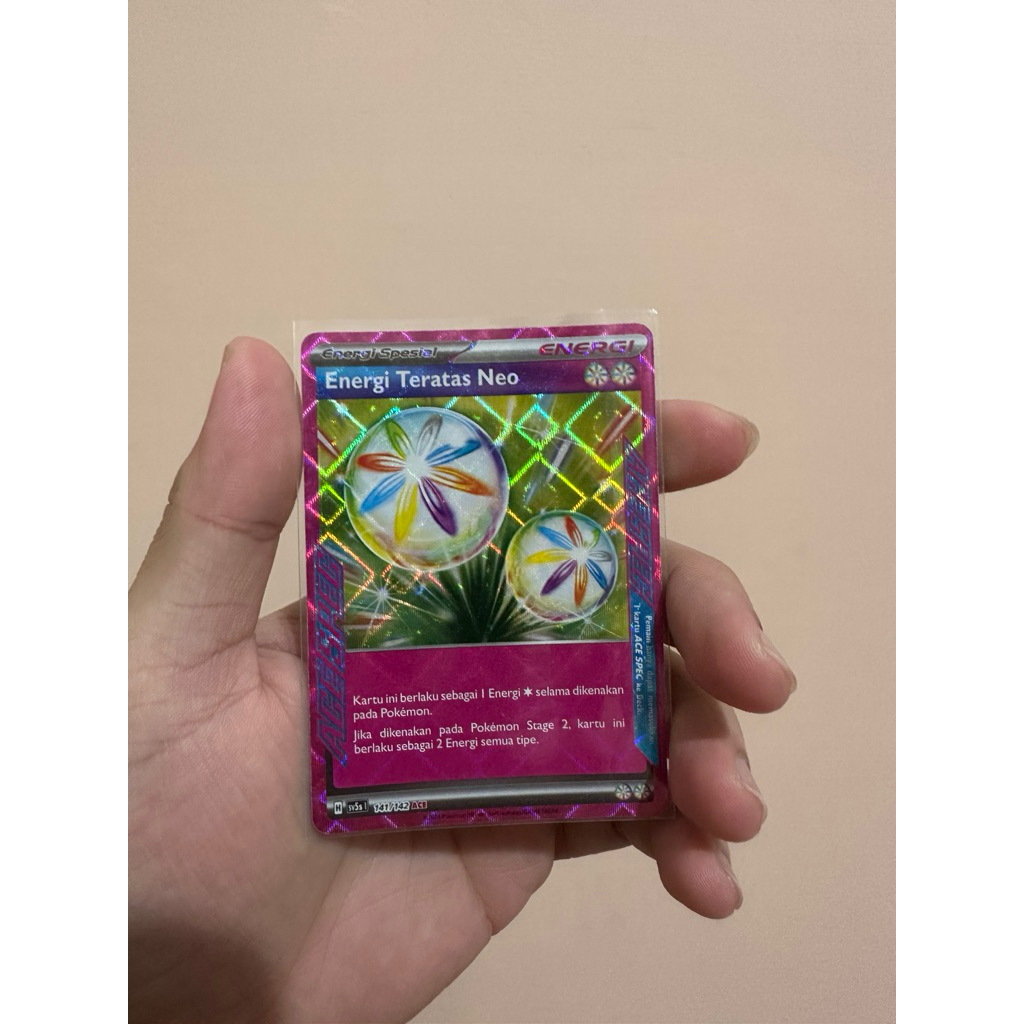 kartu pokemon energi terbatas neo ACE