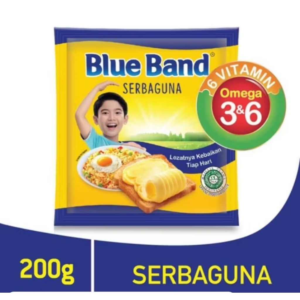 

Blue Band margarine serbaguna sachet 200 gr