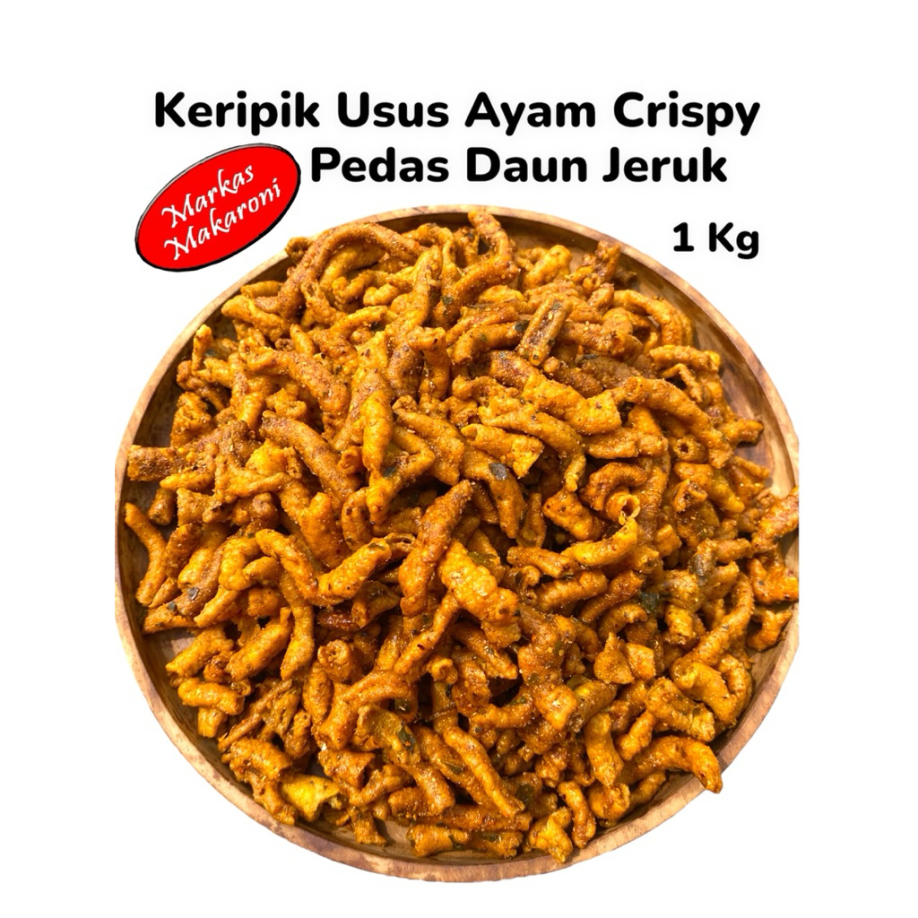 

KRIPIK USUS AYAM PEDAS DAUN JERUK 1KG