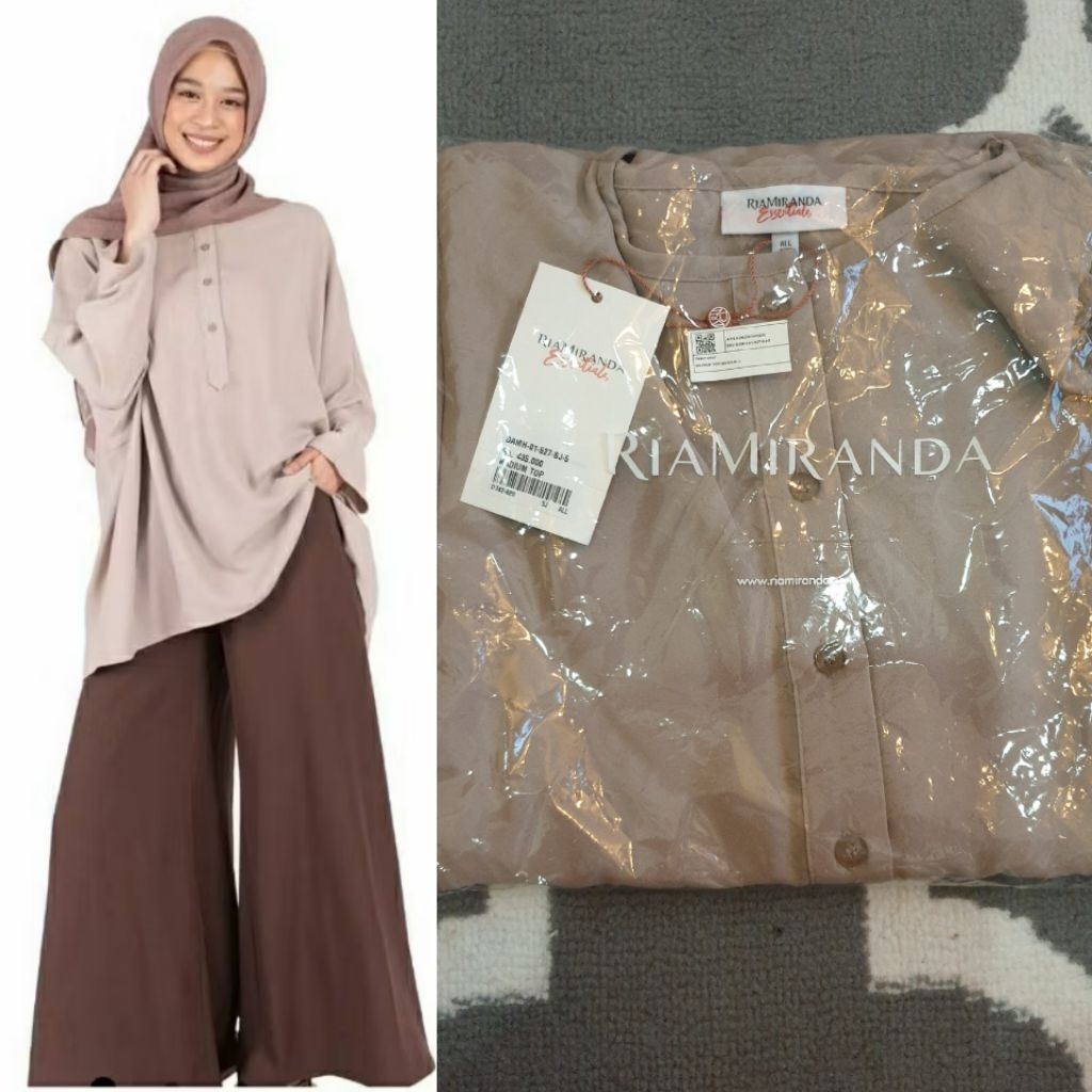 SALE‼️RIA MIRANDA ESSENTIALS ARSENIC TUNIK. RIAMIRANDA NADIUM TOP DISKON. RM TANTRI BLOUSE PAYDAY SA