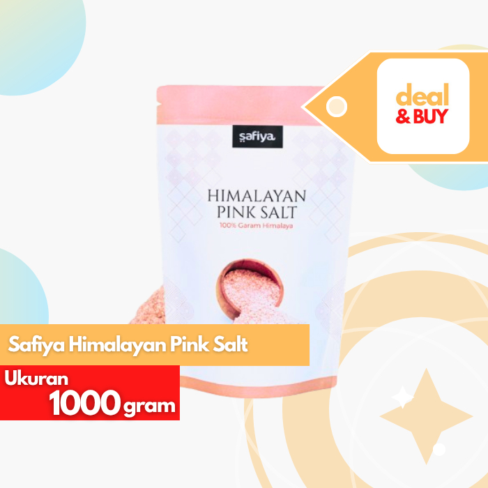 

Safiya Garam Himalaya - Pink Himalayan Salt 1 kg
