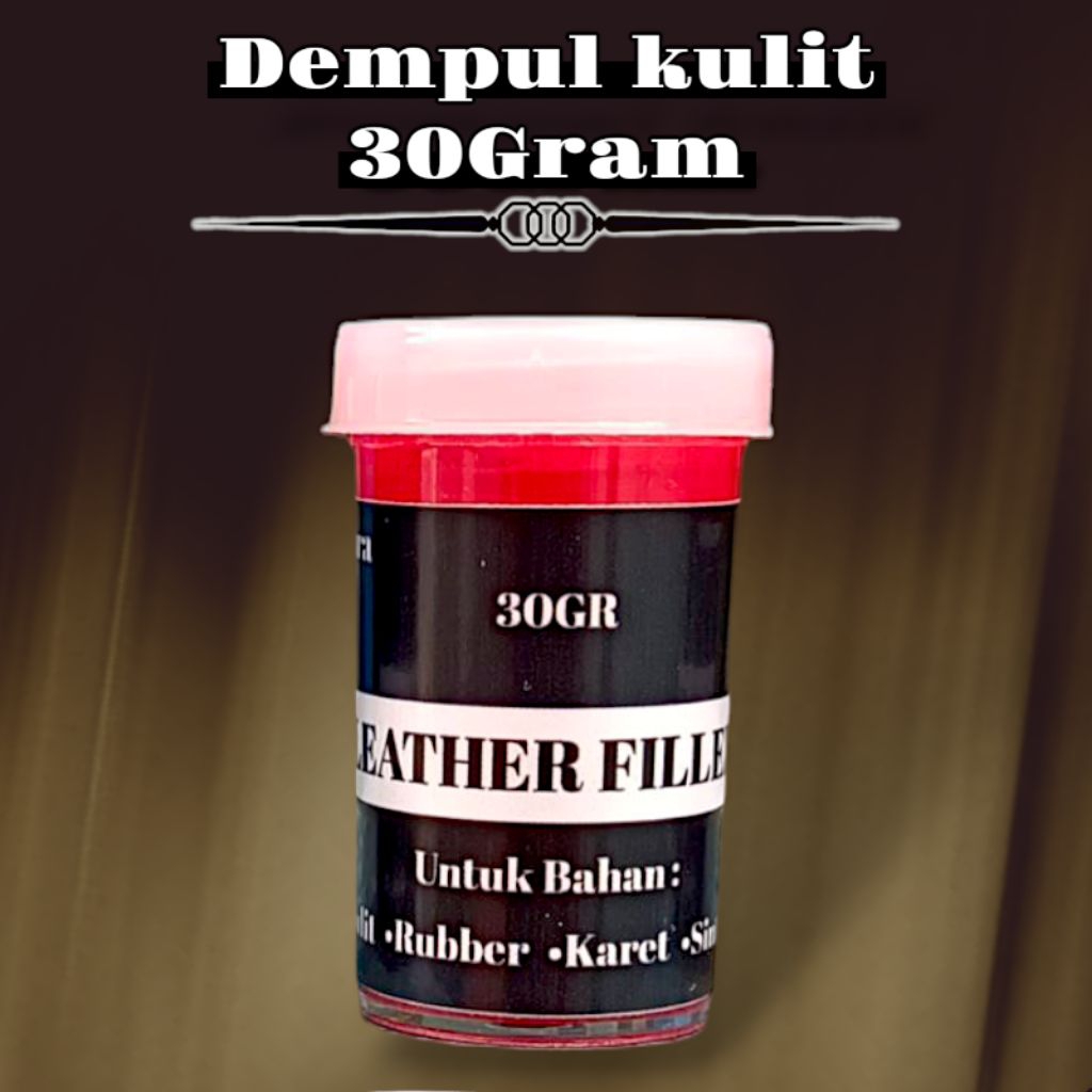 Dempul Kulit - Leather Filler - Dempul Sepatu kulit- Dempul Tas Kulit