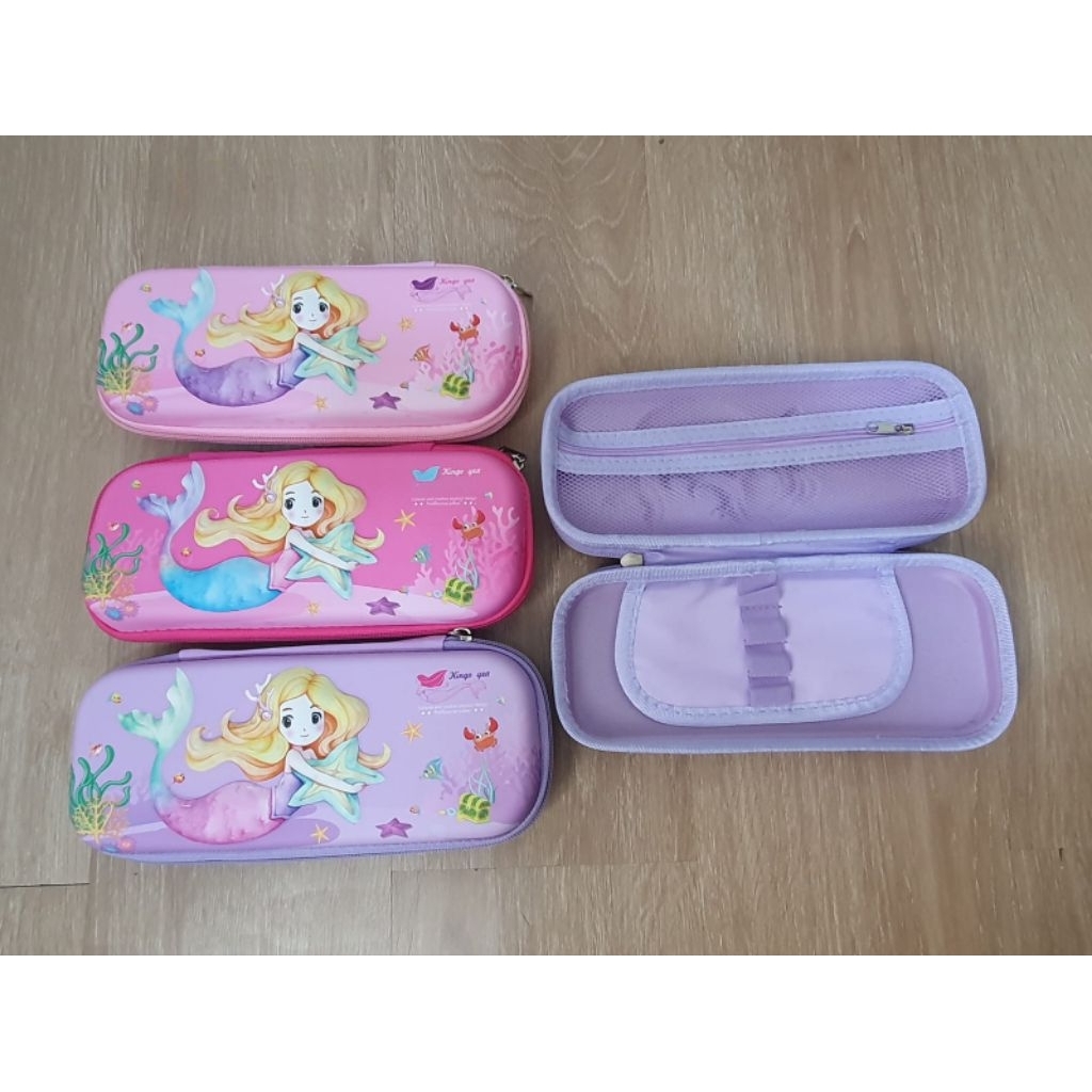 

Tempat Pensil Kotak Pensil 3D bagian dalam retsleting