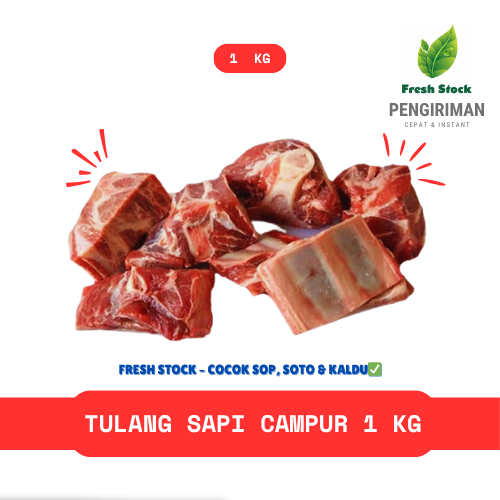 

TULANG SAPI CAMPUR 1 KG | FreshStock