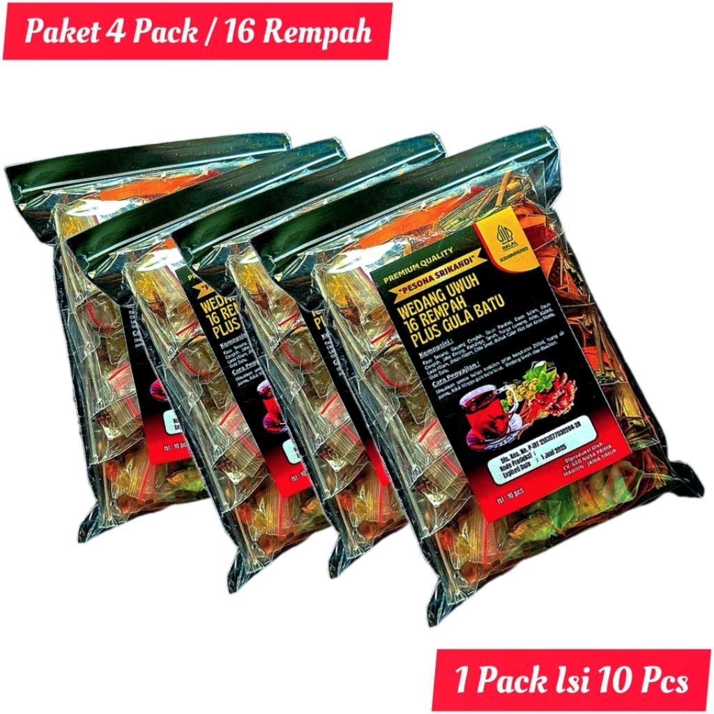 

Wedang Uwuh Premium 16 Rempah Alami Minuman Angkringan Herbal Khas Tradisional Jahe Tea