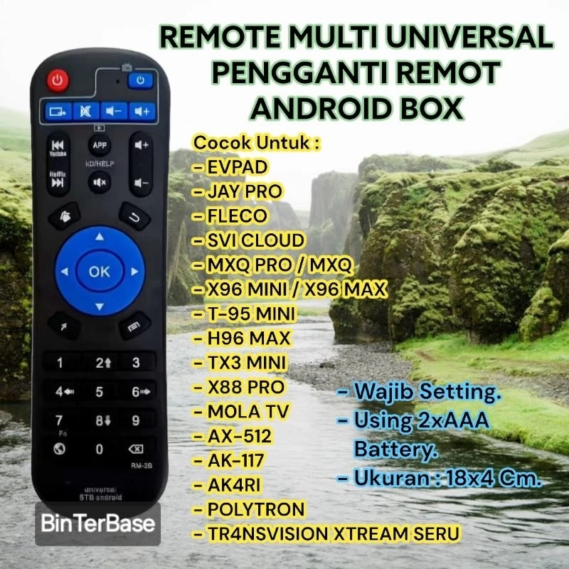 Remote remot Android box Multi Universal STB EVPAD FLECO MXQ PRO TX3 MINI 96 MINI H96MAX A95X X88 PR
