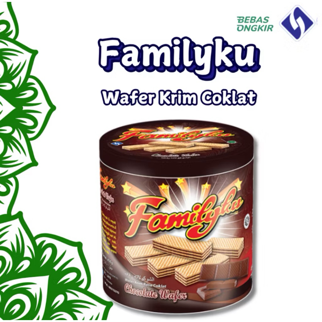 

FAMILYKU WAFER KALENG KRIM COKLAT 450 gr