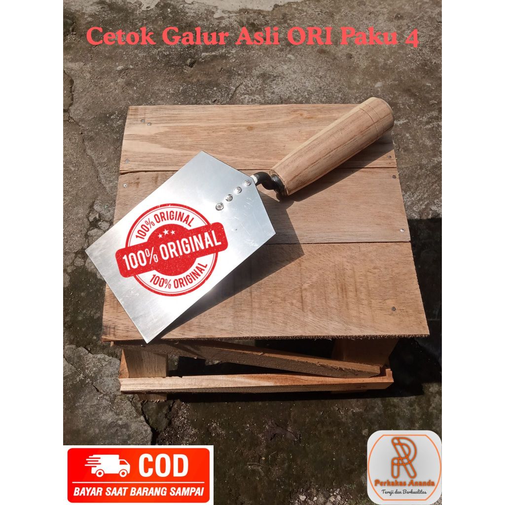 Kotak 15 cm Semen Sendok Galur Original Cetok Galur Paku Keling 4