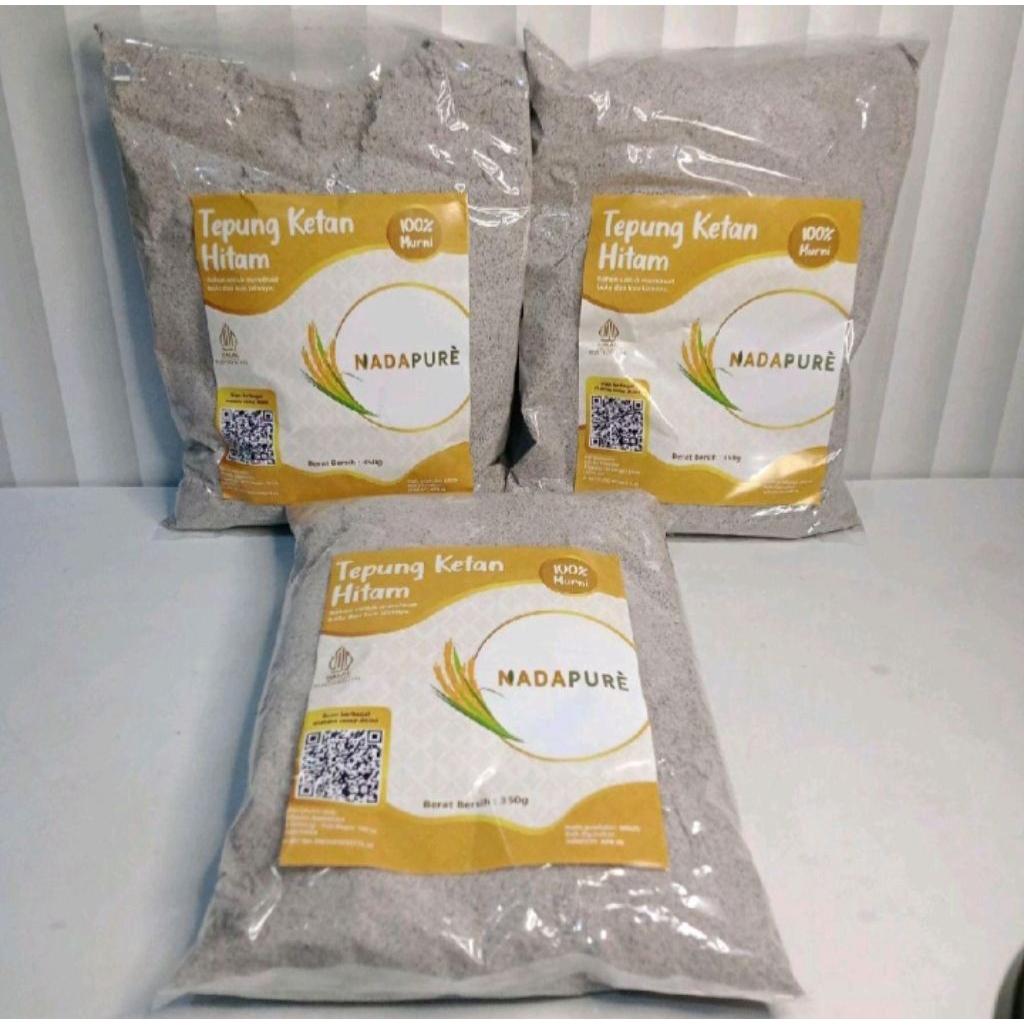 

TEPUNG KETAN HITAM 100% murni "nadapure" 350gr